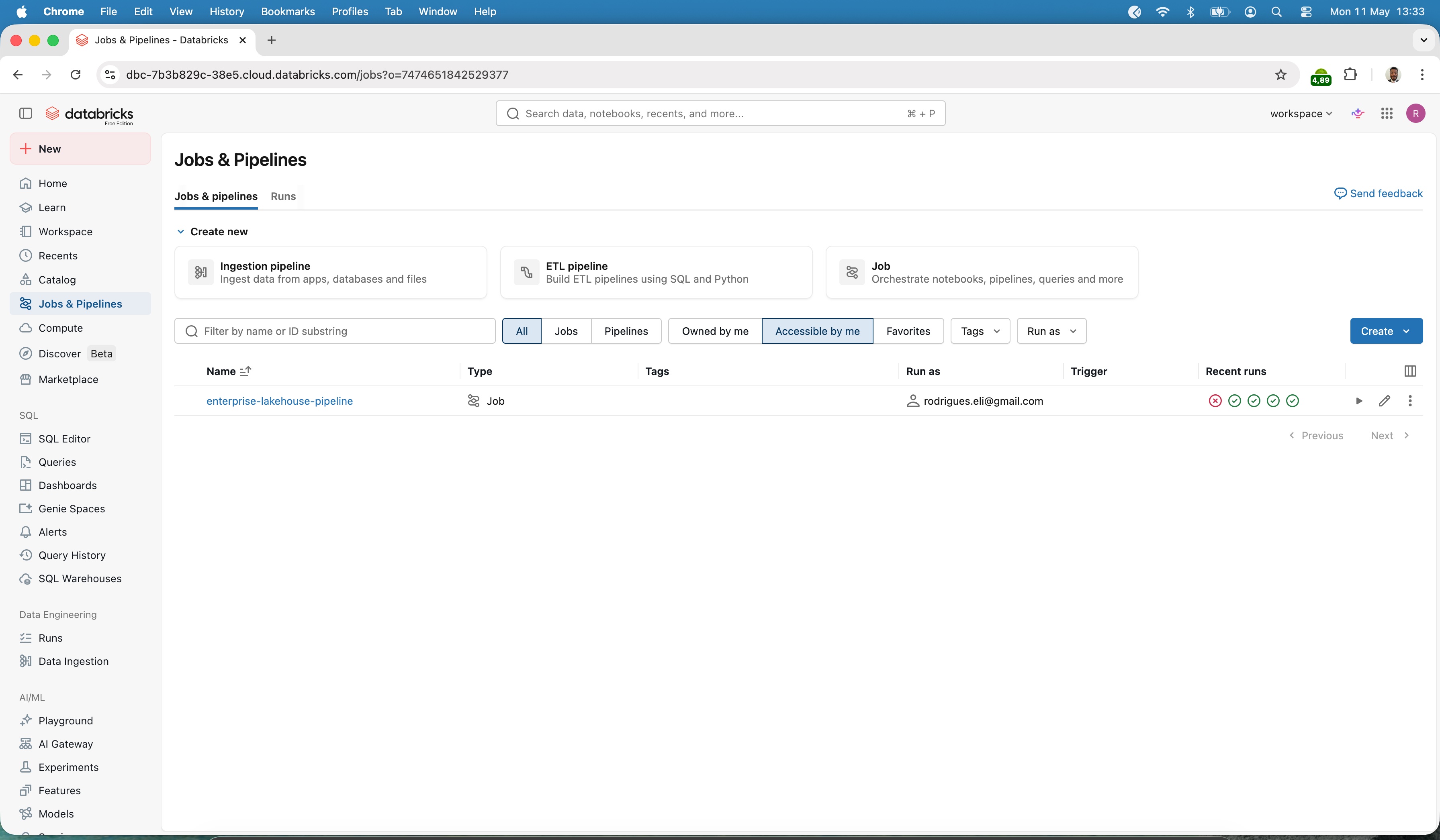 Databricks Jobs Orchestration